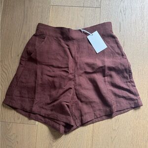 Julia Amory Cabana Shorts in Coco size Small NWT